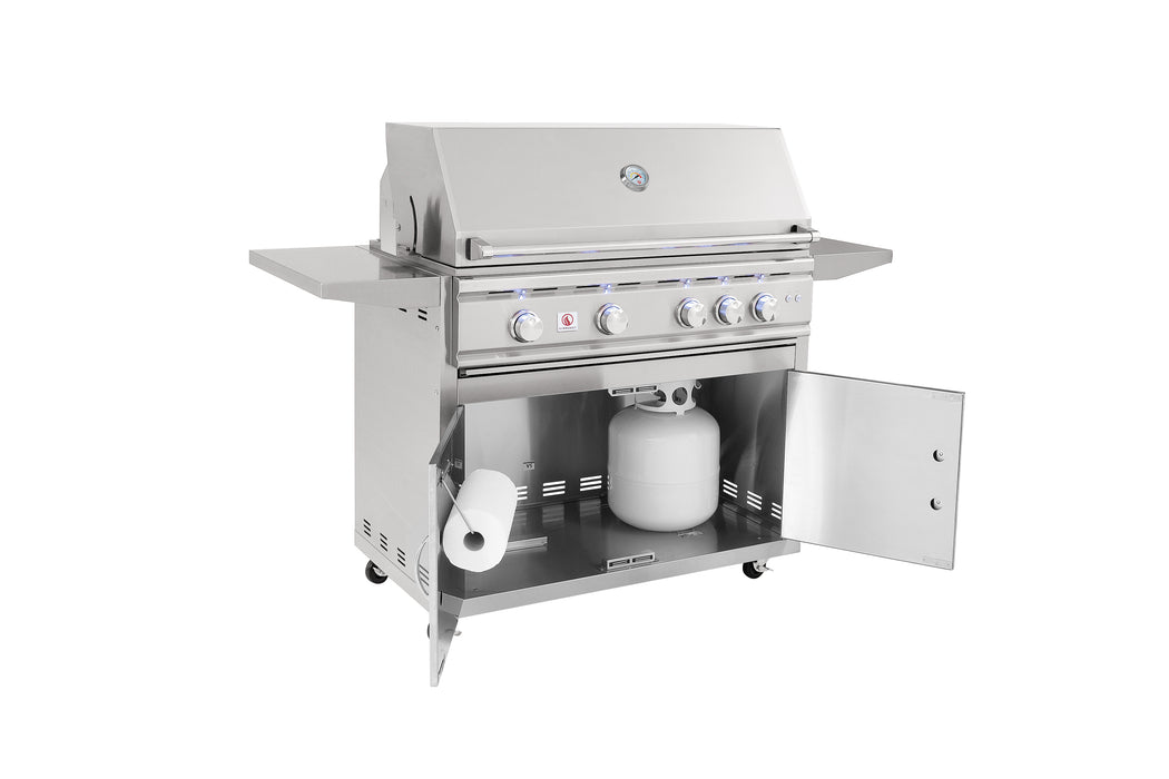 Summerset Grills TRL Series 38" Built-in Natural Gas or Liquid Propane Grill with Cart