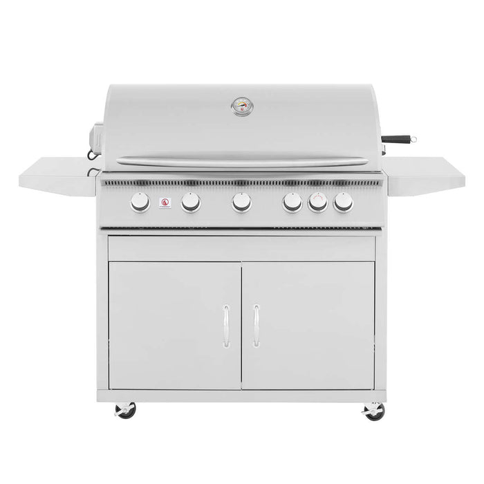 Summerset Grills Sizzler 40" Built-in Natural Gas or Liquid Propane Grill with Cart