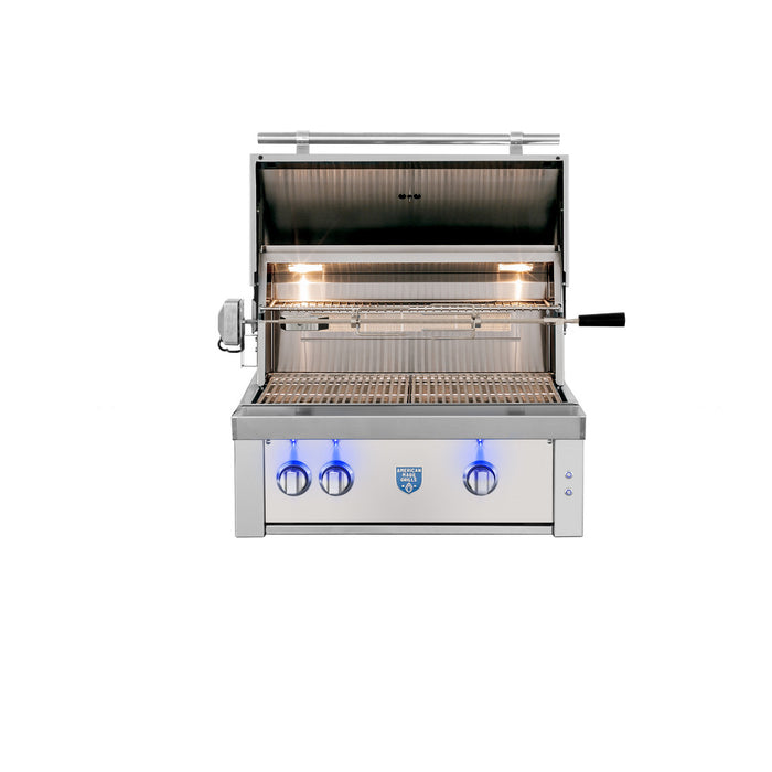 American Made Grills Estate 30" Gas Grill with Natural Gas or Liquid Propane