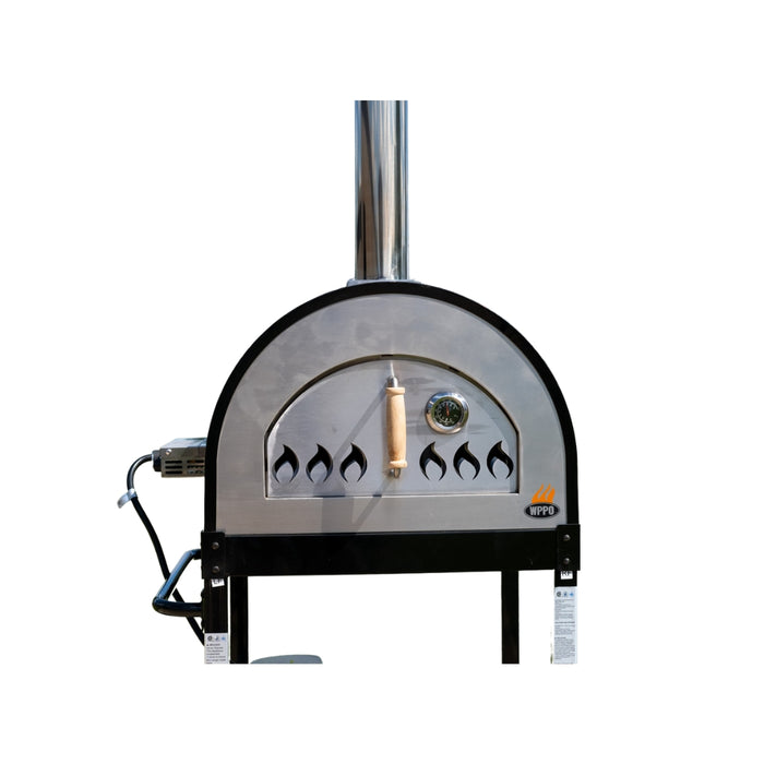 WPPO 25" Hybrid Wood/Gas-Fired Pizza Oven with Gas Attachment Included