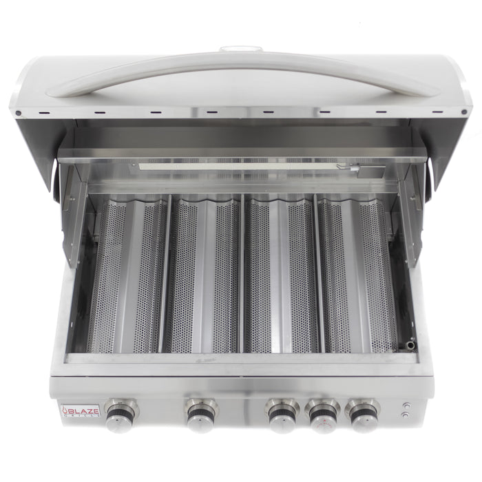 Blaze 32" 4-Burner Marine Grade Premium LTE+ Grill available in Natural Gas or Liquid Propane