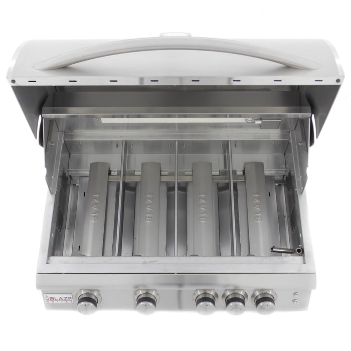 Blaze 32" 4-Burner Marine Grade Premium LTE+ Grill available in Natural Gas or Liquid Propane