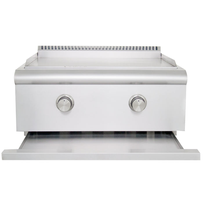 Blaze 30" Built-in Gas Griddle LTE - Available in Natural Gas or Liquid Propane