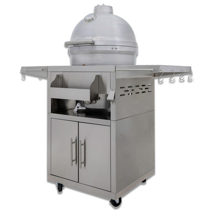 Blaze 20" Cast Aluminum Kamado with Cart included