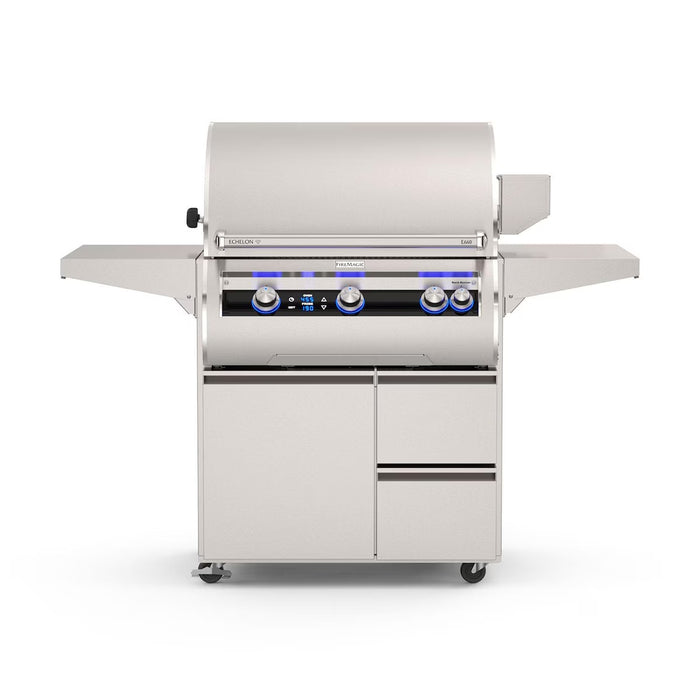 Fire Magic Echelon Diamond 660i 30" Built-In Liquid Propane Grill with Cart Base