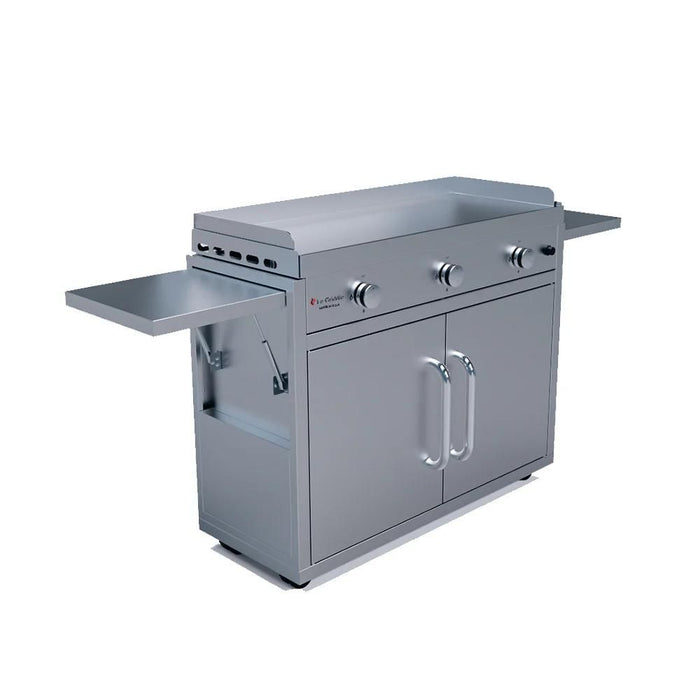 Le Griddle Big Texan Built-In Gas Griddle (Liquid Propane or Natural Gas) with Cart and Optional Lid