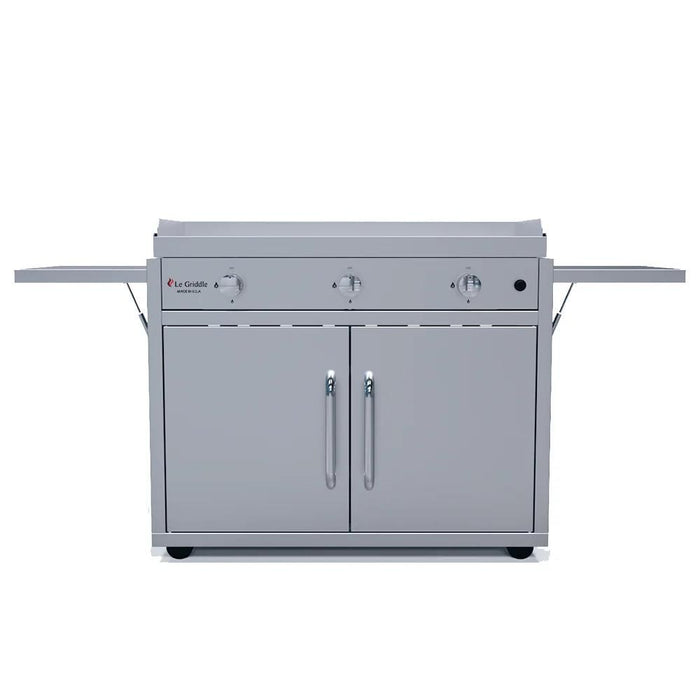 Le Griddle Big Texan Built-In Gas Griddle (Liquid Propane or Natural Gas) with Cart and Optional Lid