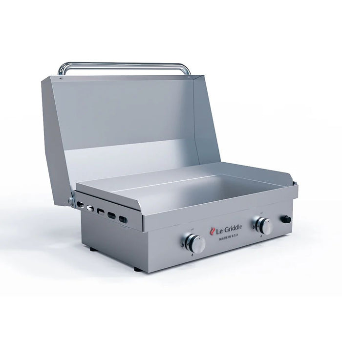 Le Griddle Ranch Hand Built-In Gas Griddle (Liquid Propane or Natural Gas) and Optional Lid