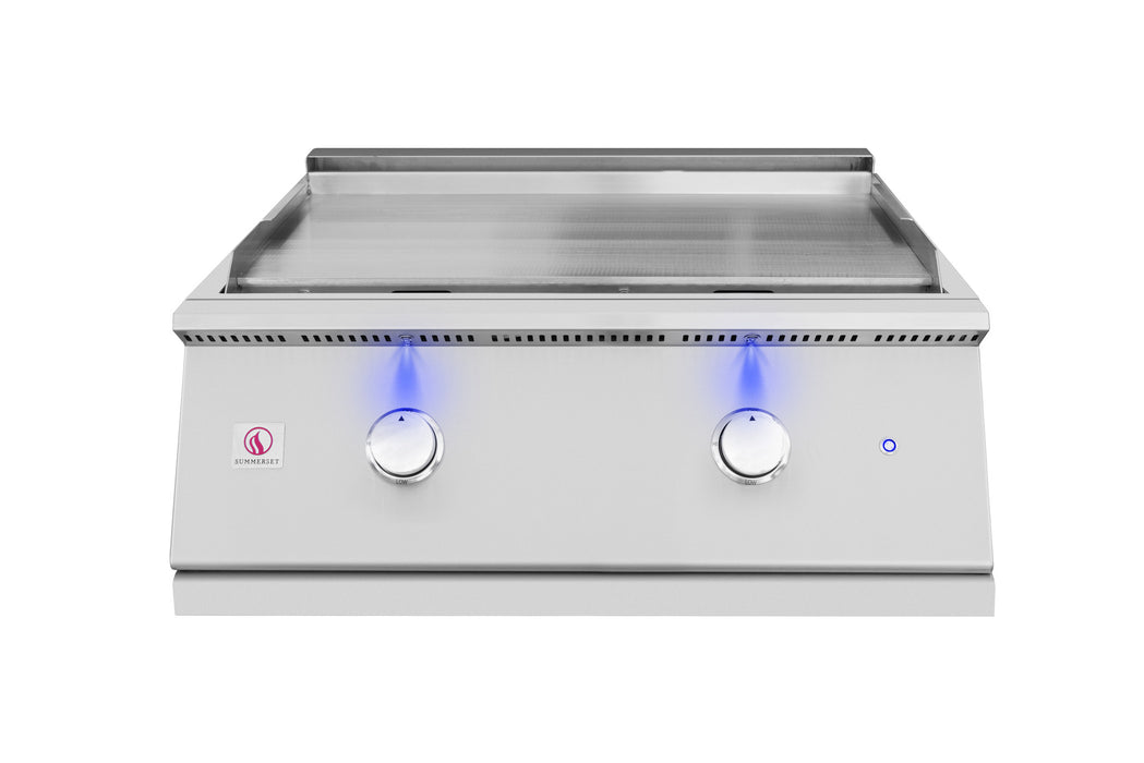 Summerset Grills 30" Built-In Natural Gas or Liquid Propane Gas Griddle