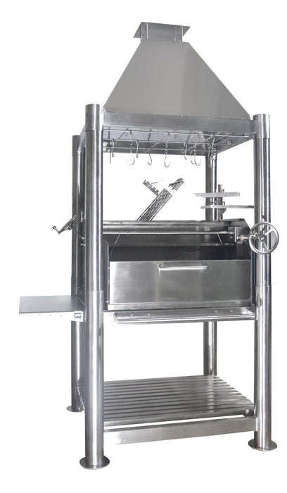 Tagwood BBQ Stainless Steel Wood-Fire & Charcoal Gaucho Argentine Grill