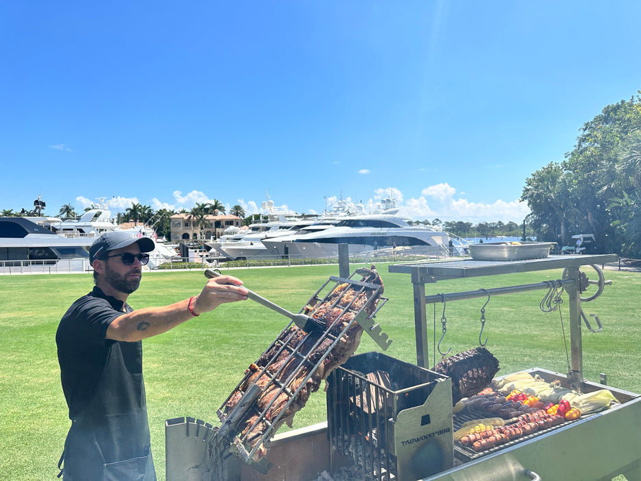 Tagwood BBQ Freestanding Wood-Fired & Charcoal Santa Maria style Argentine Grill