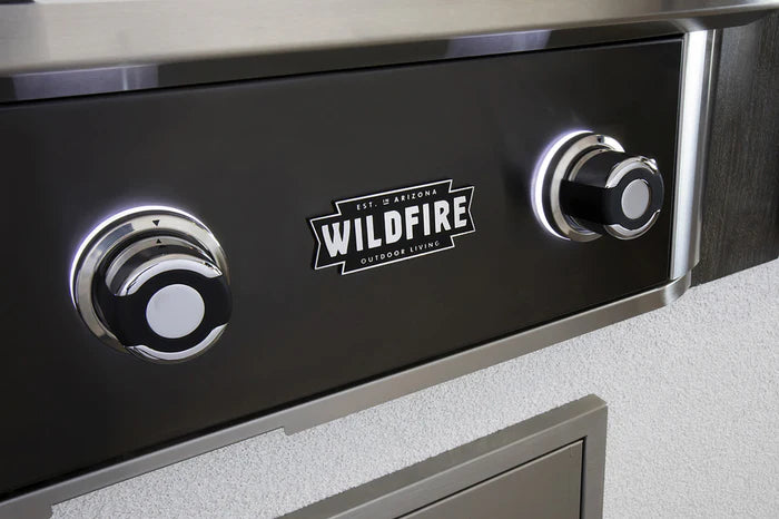 Wildfire 36" Ranch Series Pro Built-In Grill in Black 304 SS, available in Propane or Natural Gas