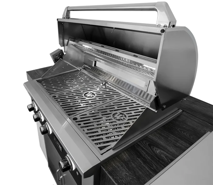 Wildfire 36" Ranch Series Pro Built-In Grill in Black 304 SS, available in Propane or Natural Gas