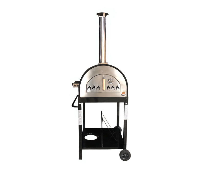 WPPO 25" Hybrid Wood/Gas-Fired Pizza Oven with Gas Attachment Included