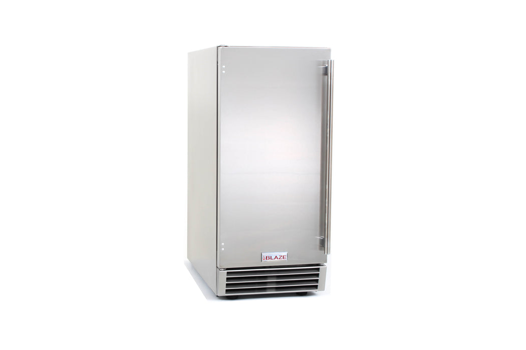 Blaze 15" Outdoor Ice Maker with Gravity Drain