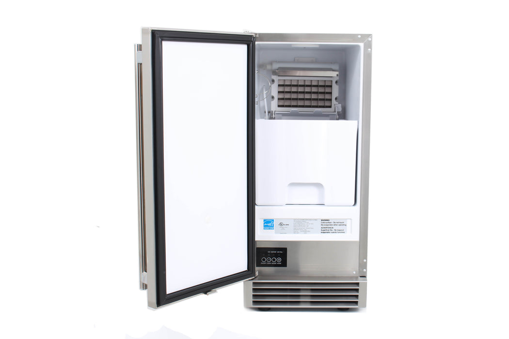 Blaze 15" Outdoor Ice Maker with Gravity Drain