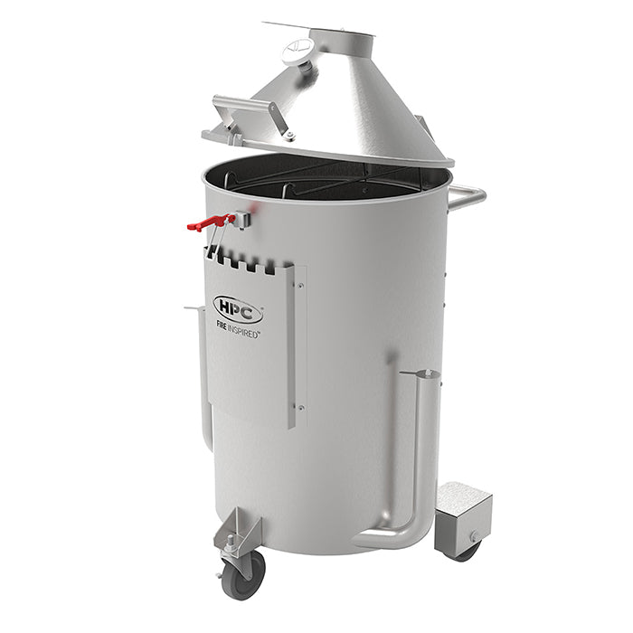 HPC Fire Stainless Steel Drum Smoker