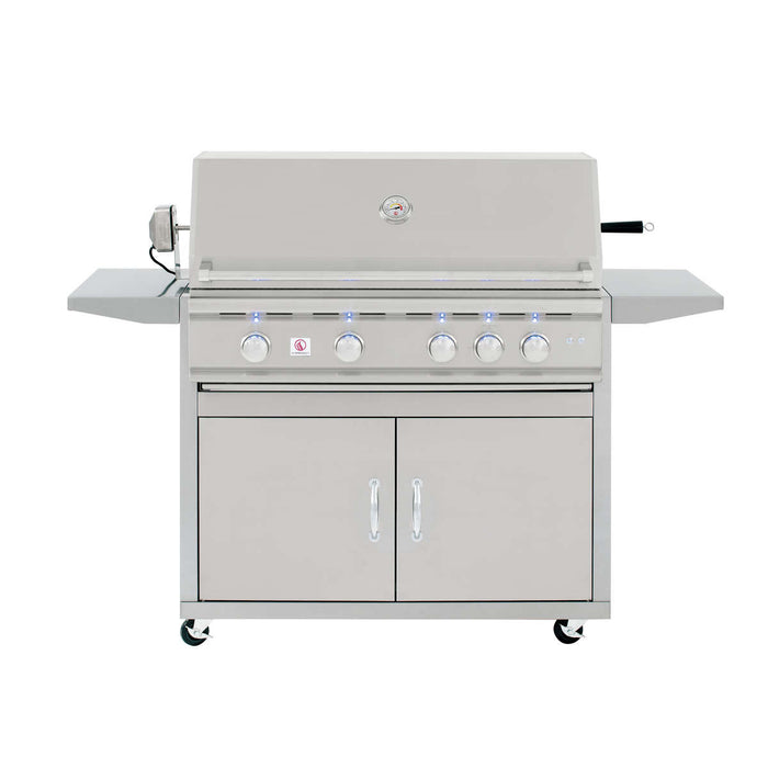 Summerset Grills TRL Series 38" Built-in Natural Gas or Liquid Propane Grill with Cart